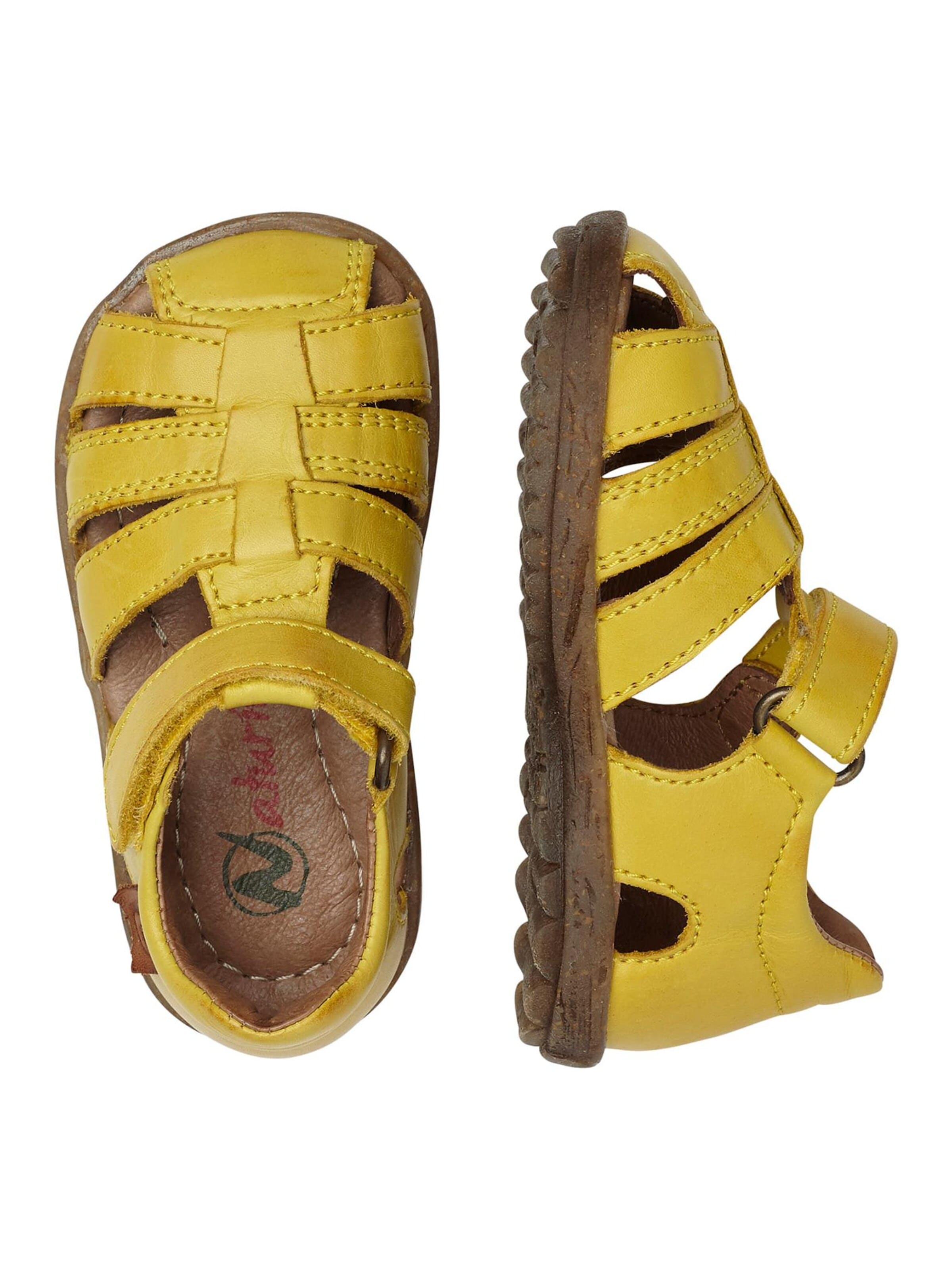 NATURINO Open shoes 'SEE' in Yellow