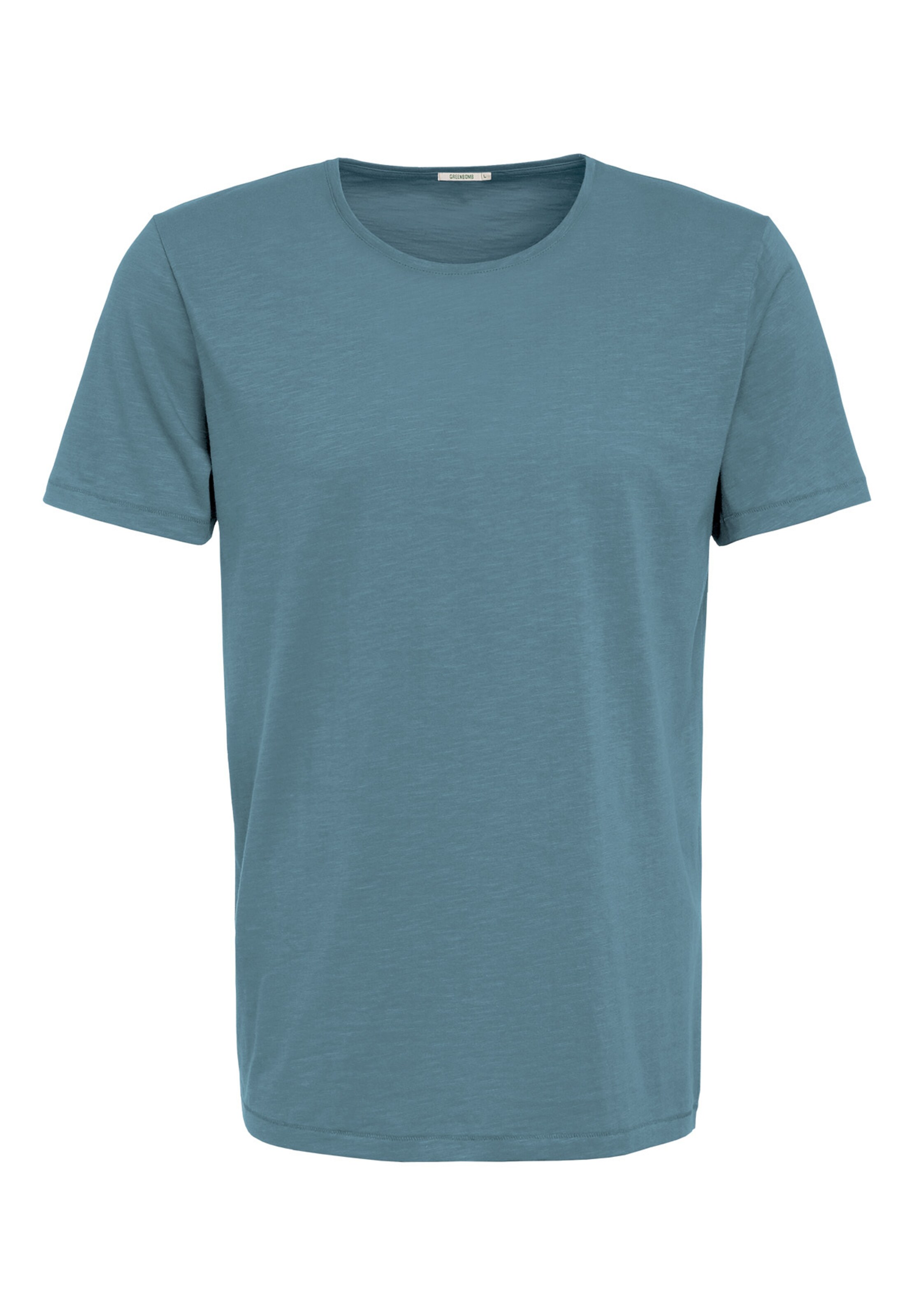 GREENBOMB Shirt in Blauw: voorkant