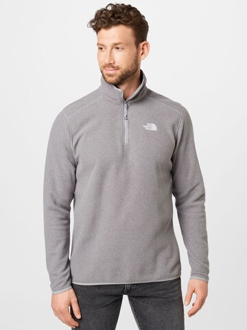 THE NORTH FACE Sportpullover 'Glacier' in Grau: predná strana