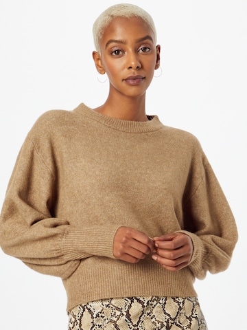 VERO MODA Sweater 'TOKA' in Brown: front
