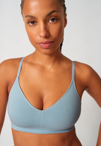 Skiny Bustier BH in Blauw