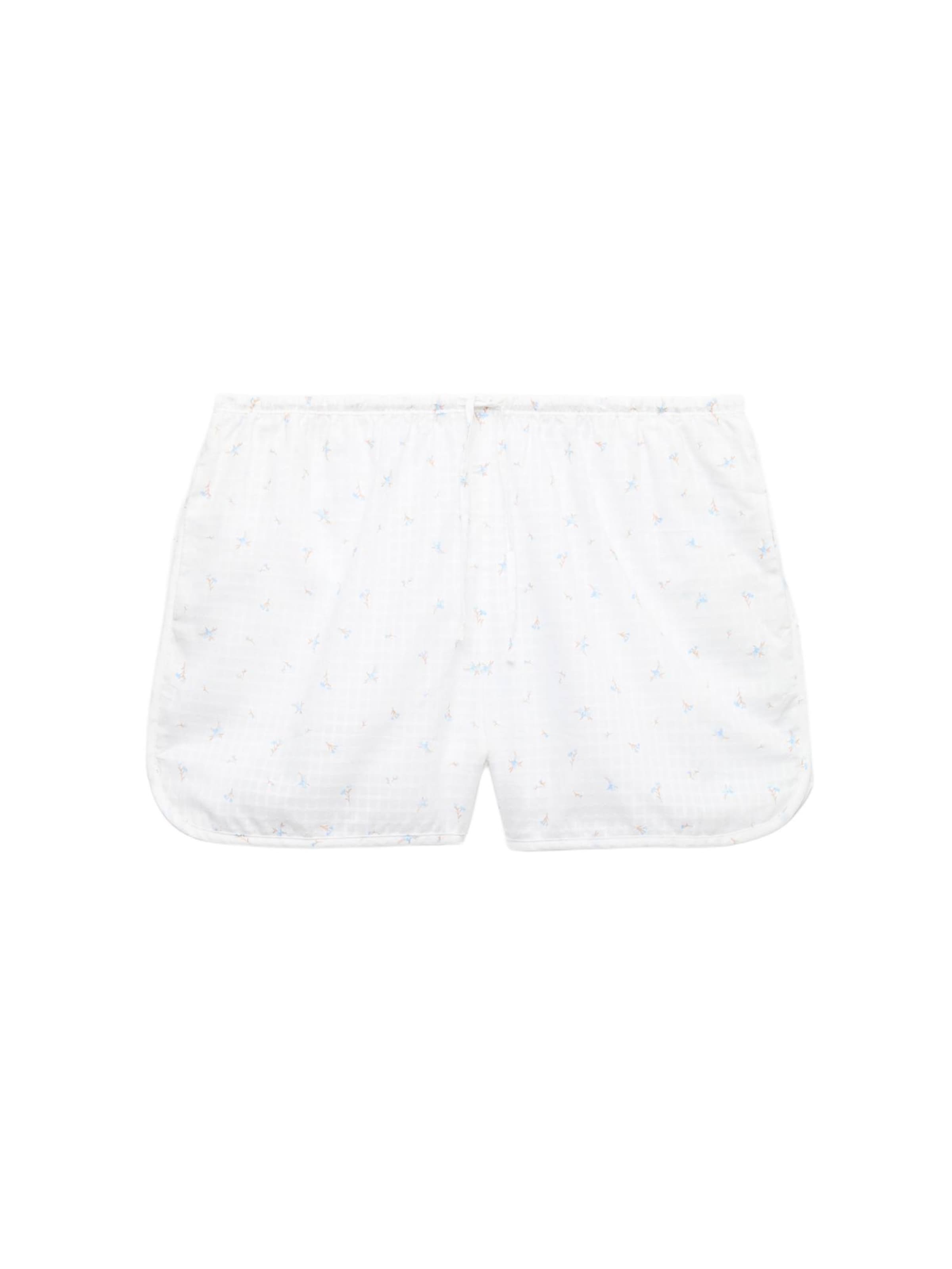 Marks & Spencer Pyjamabroek in Wit: voorkant