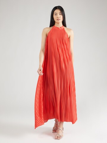 FRNCH PARIS - Vestido em laranja: frente