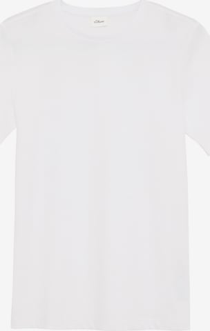 T-Shirt s.Oliver en blanc : devant