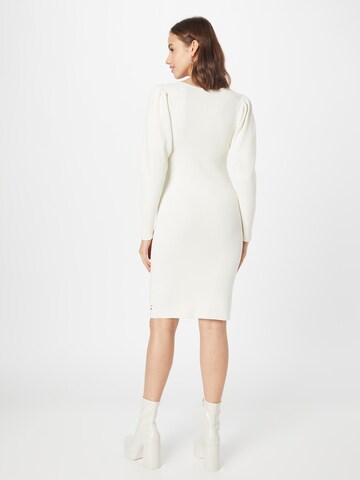 BOSS - Vestido de malha 'Fabiate' em branco