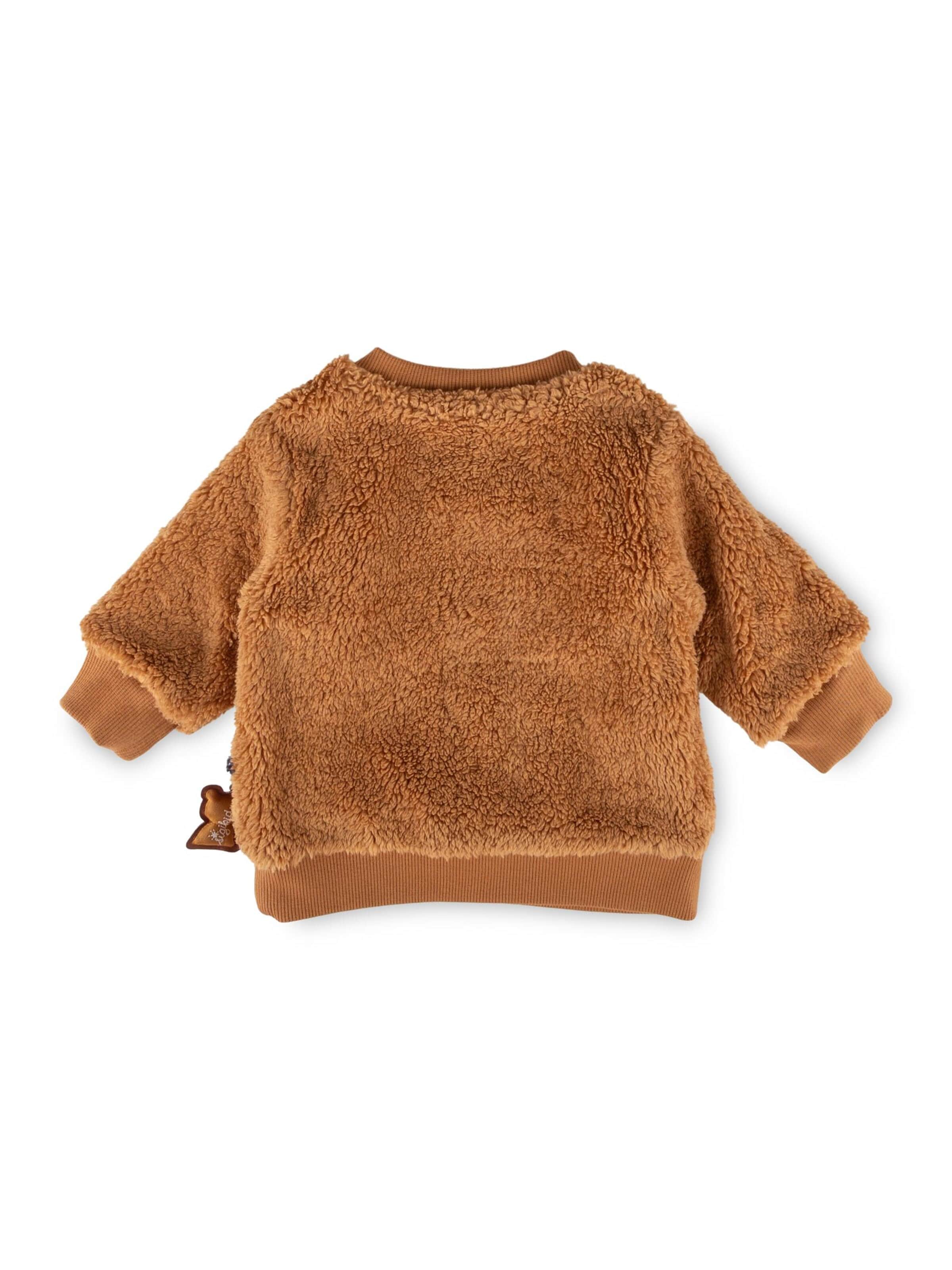 SIGIKID Sweatshirt 'Teddyshirt Winterbär'‌‌‌ in Braun