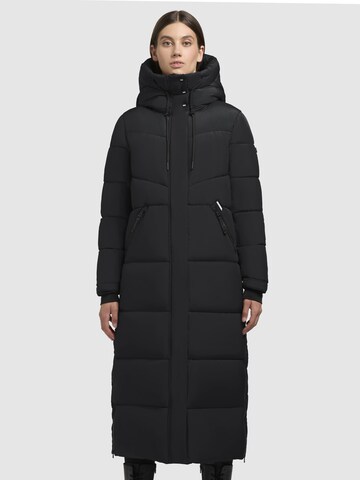 khujo Mantel 'Shimanta4' in Schwarz: Vorderseite