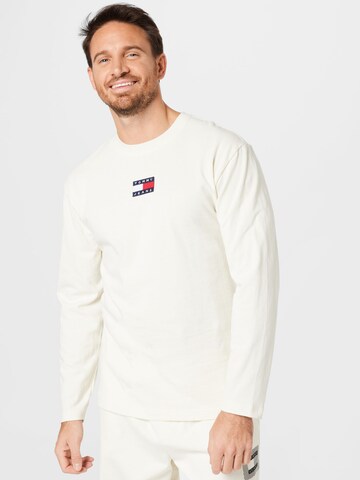 T-Shirt Tommy Jeans en beige : devant