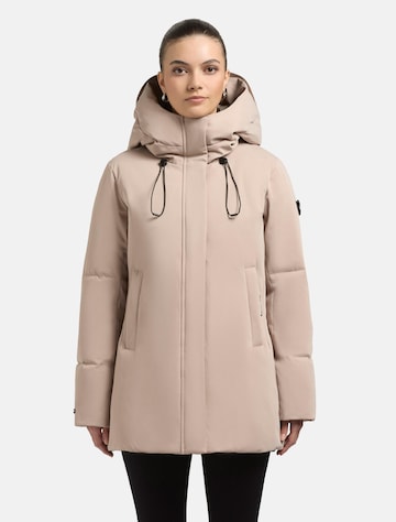 khujo Wintermantel 'Allap' in Beige: Vorderseite