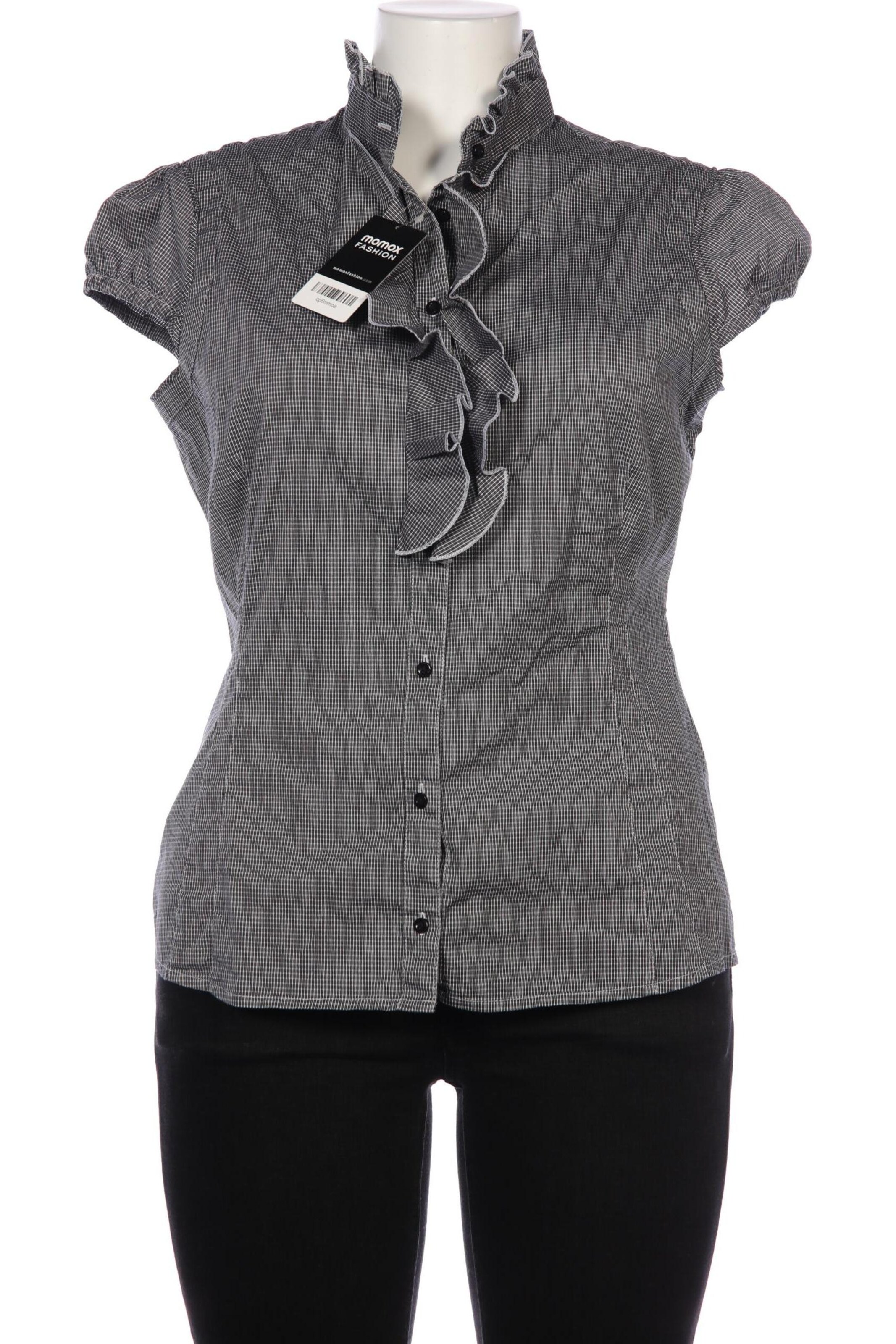 COMMA Bluse XXL in Grau: Vorderseite