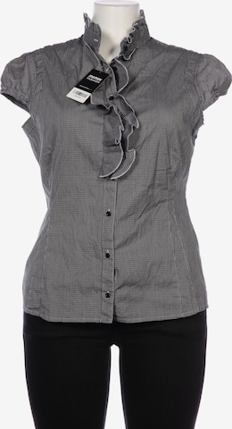 COMMA Bluse XXL in Grau: Vorderseite