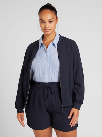 ONLY Carmakoma Between-season jacket 'CARLUX' in Blue