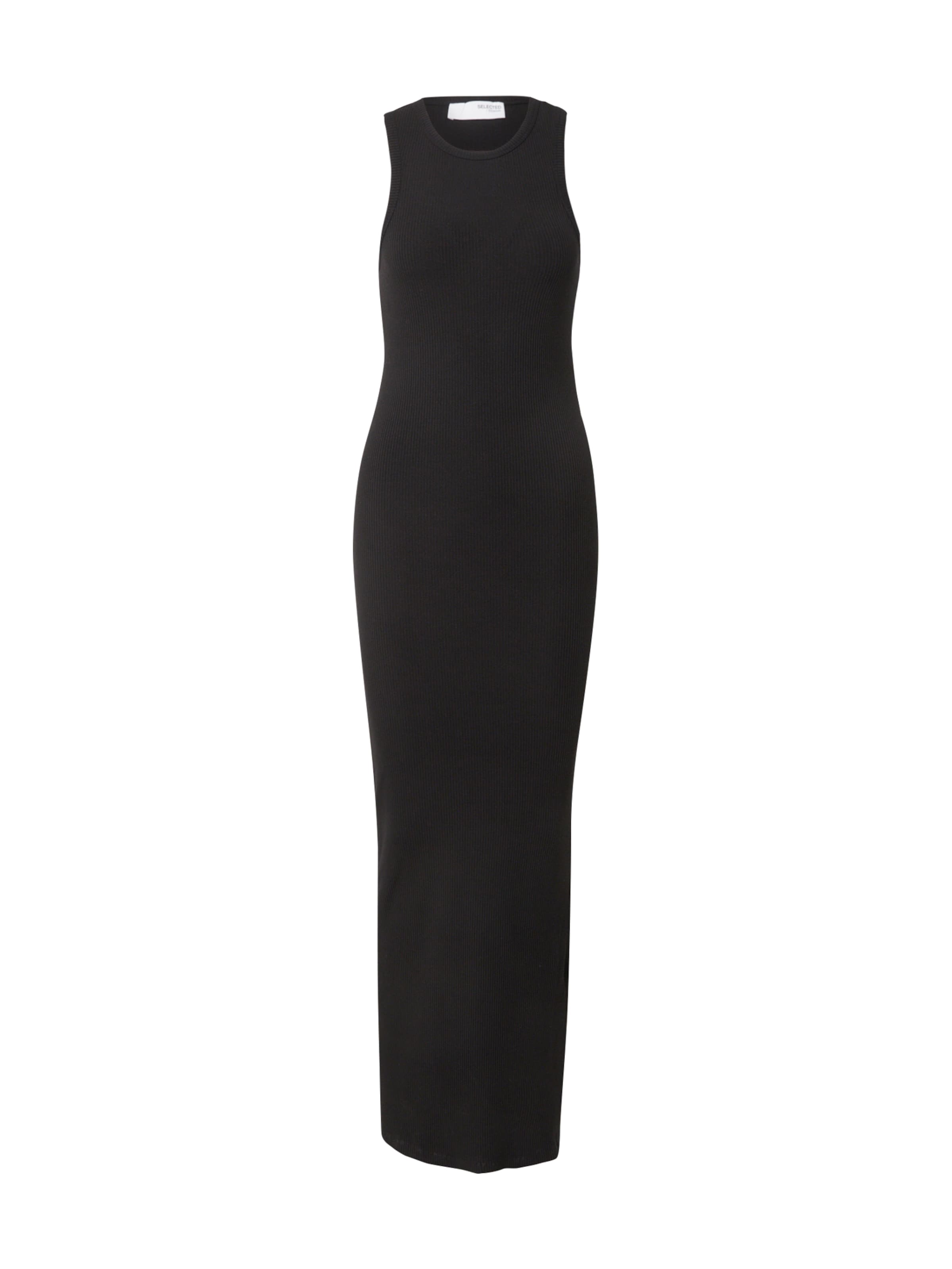 SELECTED Kleit &#x27;SLFANNA&#x27;, värv must: eest vaates