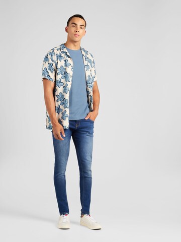 BURTON MENSWEAR LONDON T-Shirt in Blau