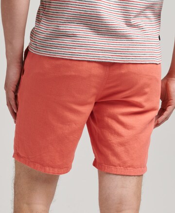 Superdry Regular Broek in Oranje