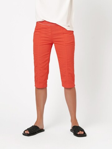 TONI Regular Pants in Orange: front