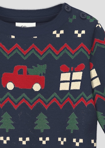 Pull-over s.Oliver en bleu : devant