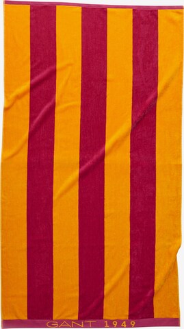 GANT Beach Towel in Yellow: front