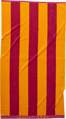 GANT Strandhåndklæde i gul: forside