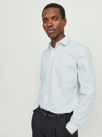 JACK & JONES Comfort fit Button Up Shirt 'bla parker' in Green