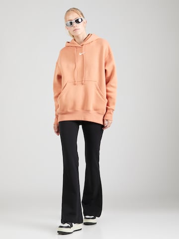 Nike Sportswear Majica 'Phoenix Fleece' | oranžna barva