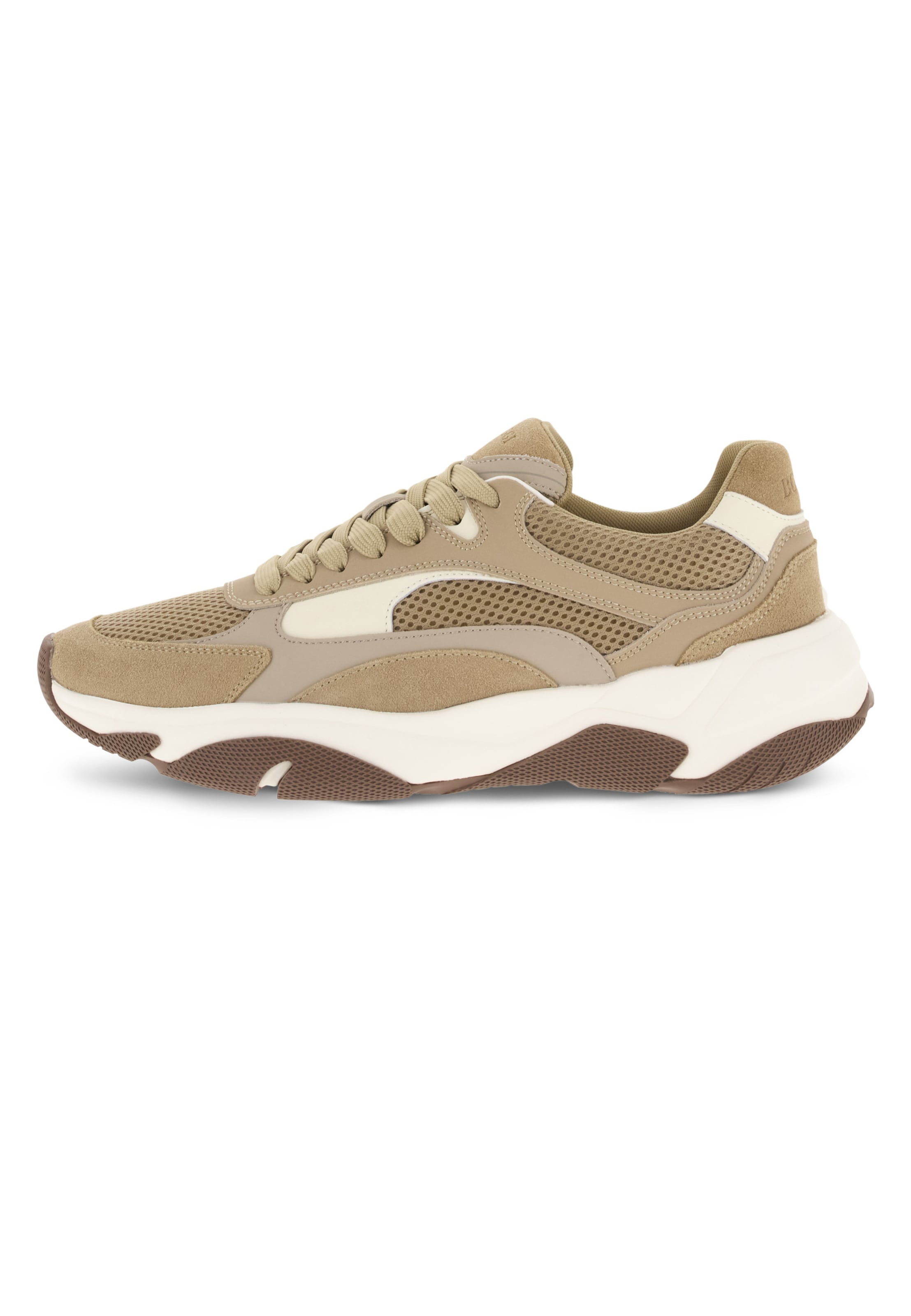 Boggi Milano Sneakers laag 'Storm' in Beige: voorkant