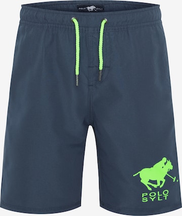 Polo Sylt Board Shorts in Blue: front