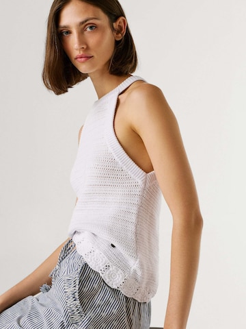 Tops en tricot 'Kinah' Pepe Jeans en blanc