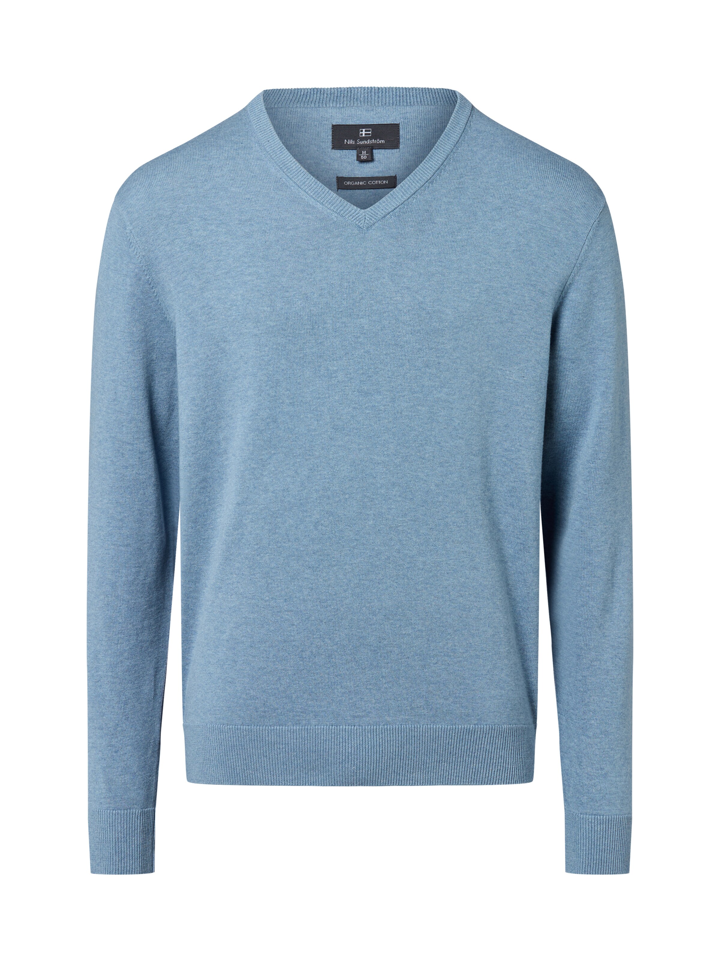 Pull-over Nils Sundström en bleu : devant