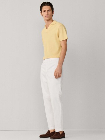 Hackett London Regular Hose 'SANDERSON ' in Weiß