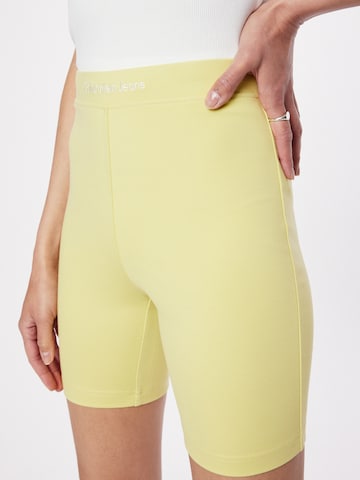 Calvin Klein Jeans - Skinny Leggings en amarillo