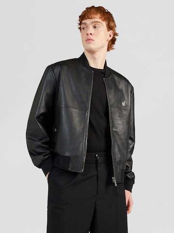 Just Cavalli Prehodna jakna | črna barva: sprednja stran
