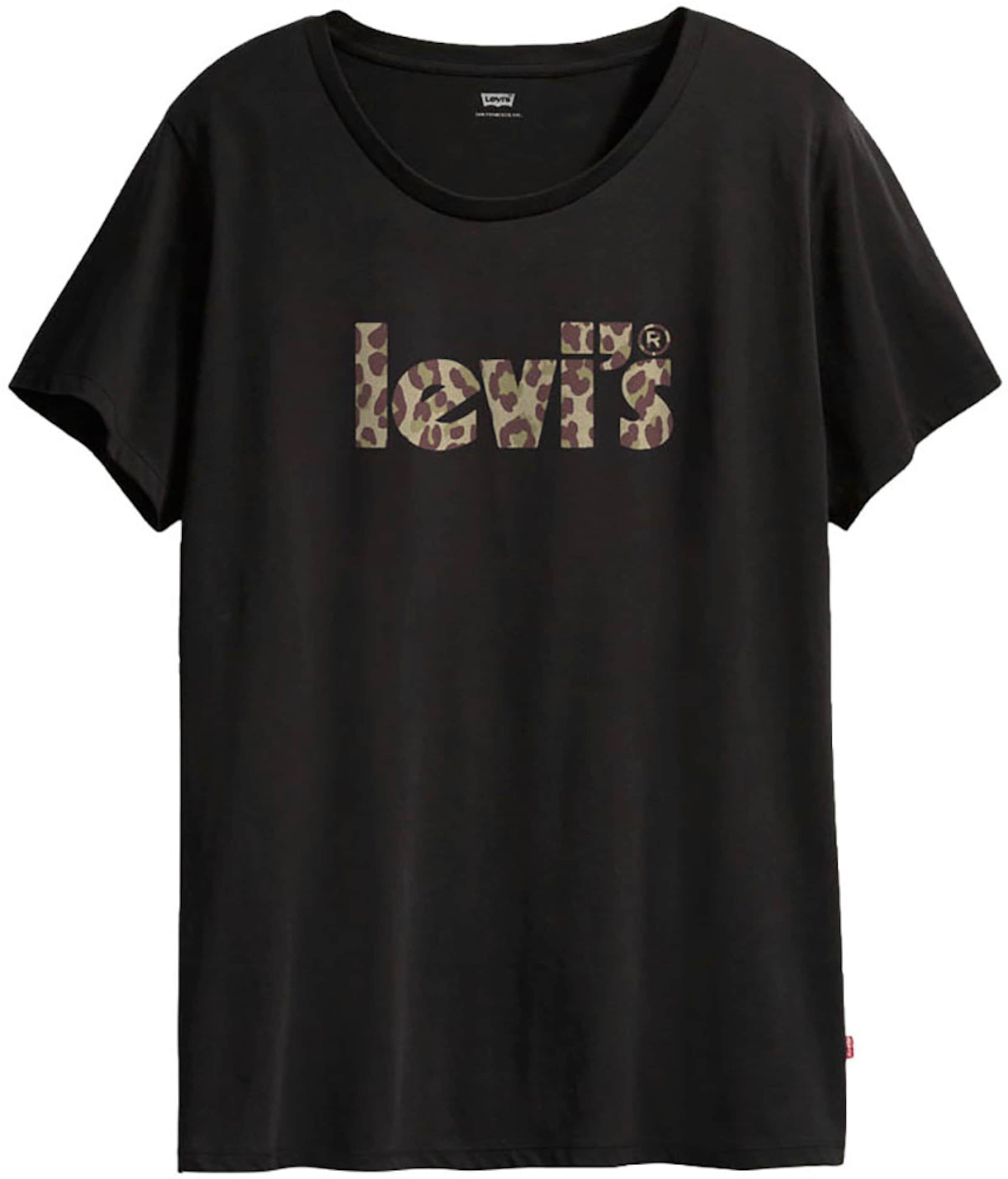 Levi's® Plus T-Shirt in Schwarz: Vorderseite