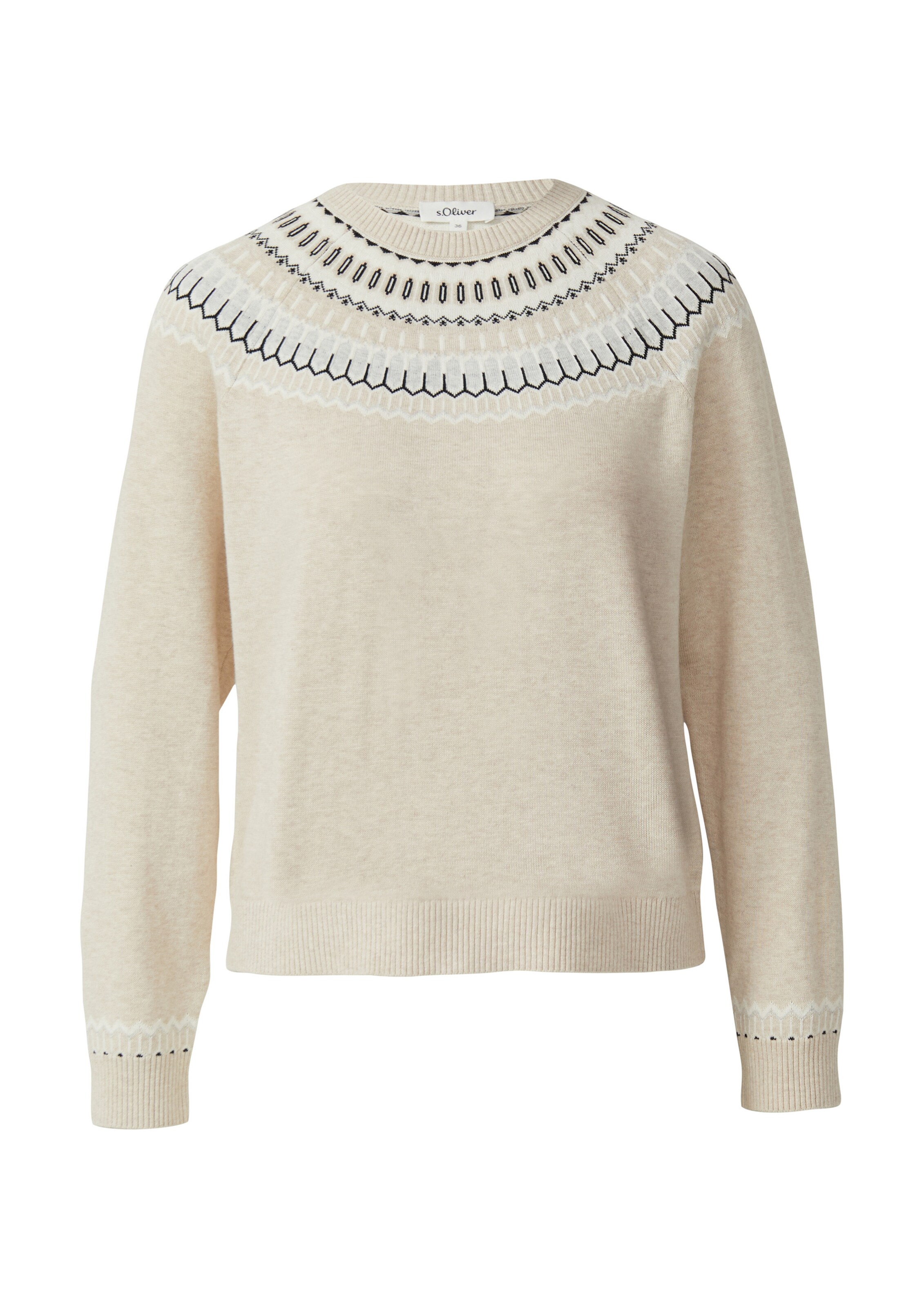 Pull-over s.Oliver en beige : devant
