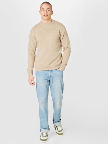 BLEND Sweatshirt 'Downton' i beige