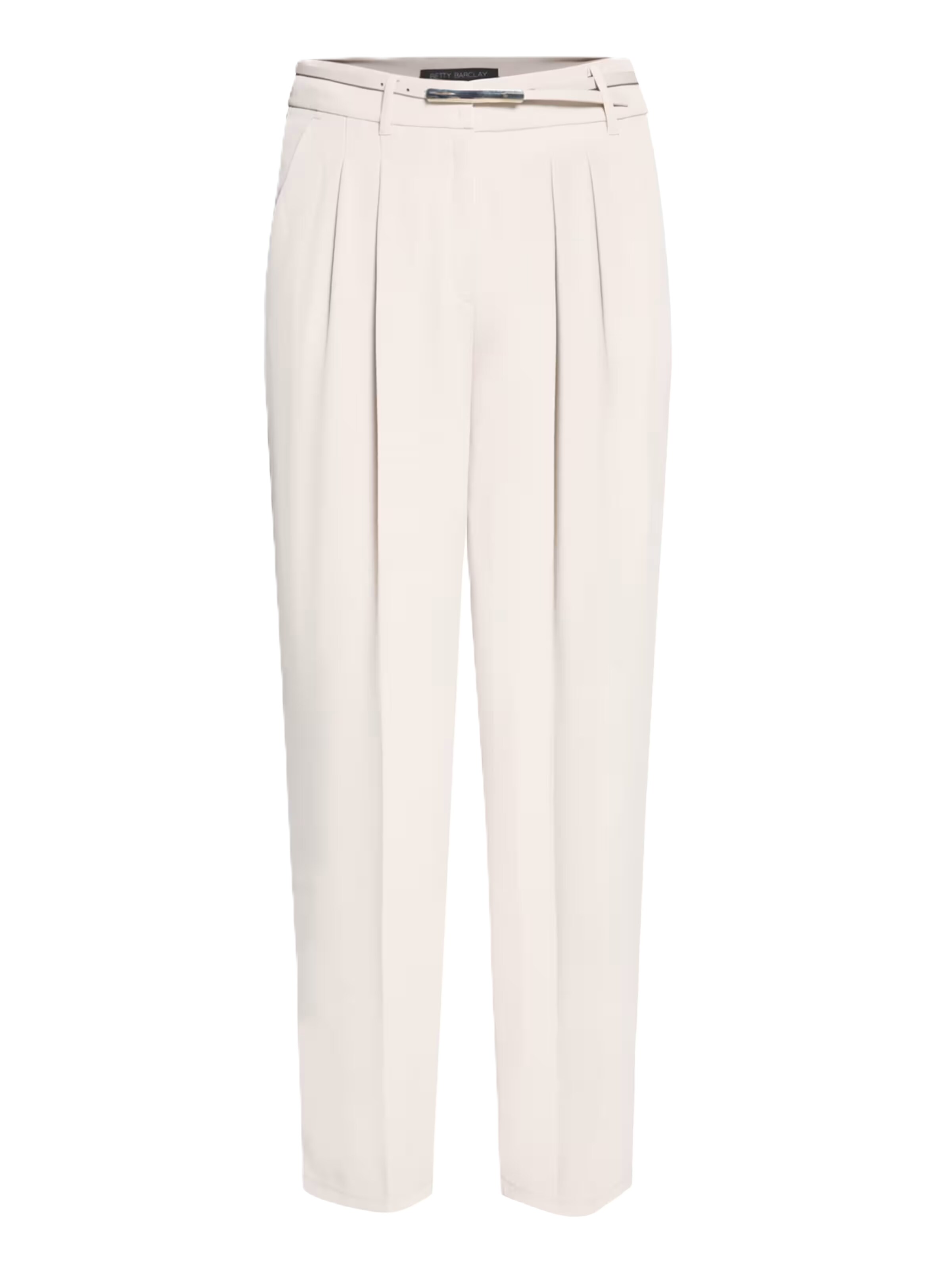 Betty Barclay Regular Stoffhose unifarben in Beige: Vorderseite