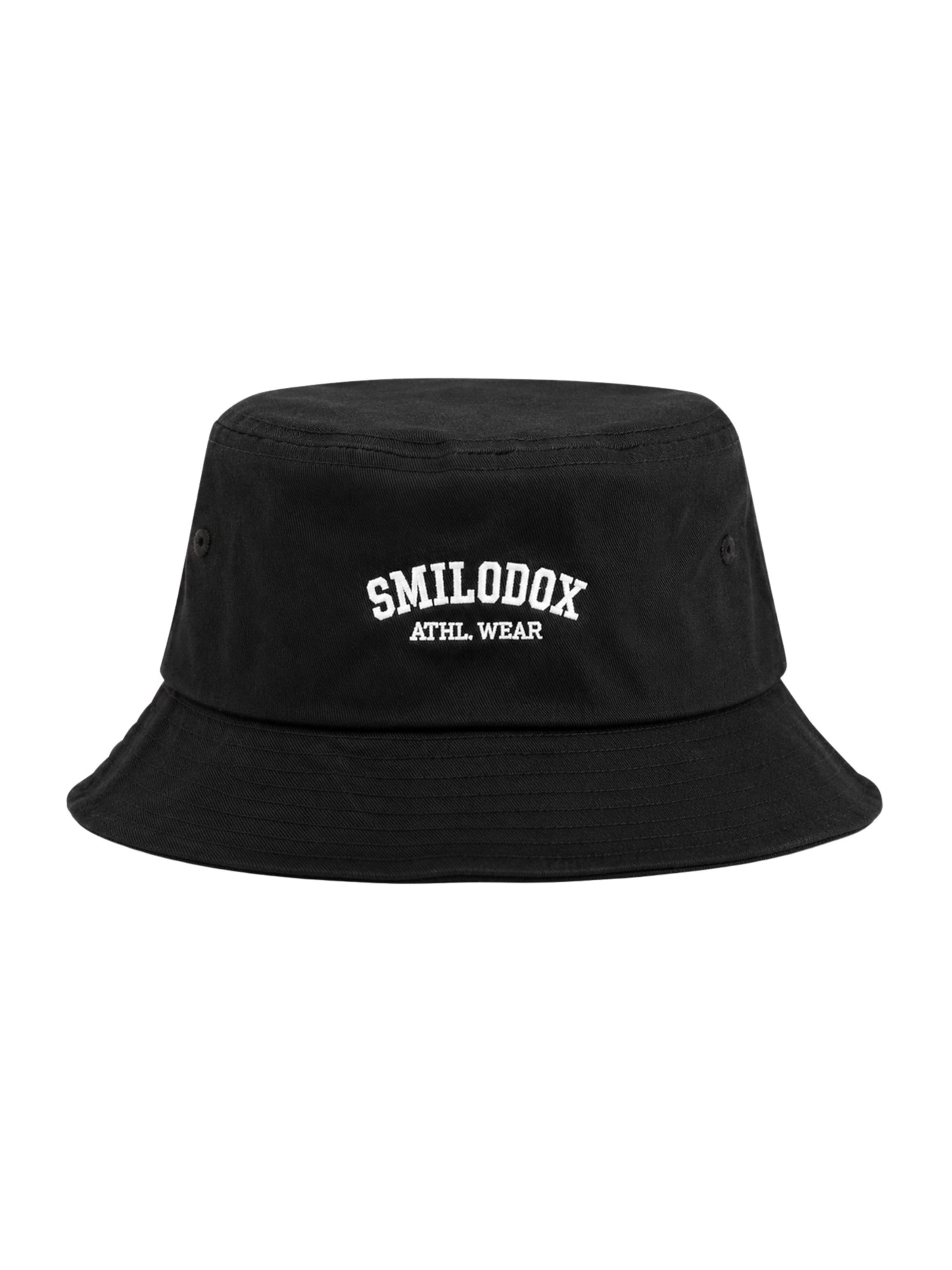 Smilodox Cap ' Blysera ' in Schwarz: Vorderseite
