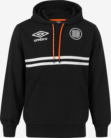 Sweat de sport UMBRO en noir : devant