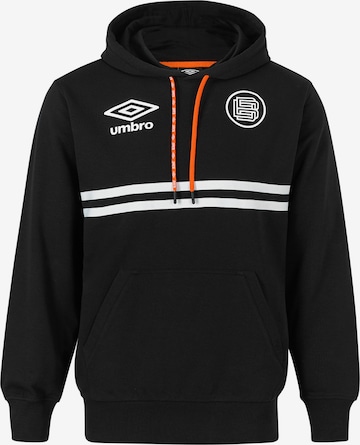 UMBRO Athletic Sweatshirt in Black: front