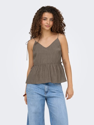 ONLY Top 'ONLNele' in Brown: front