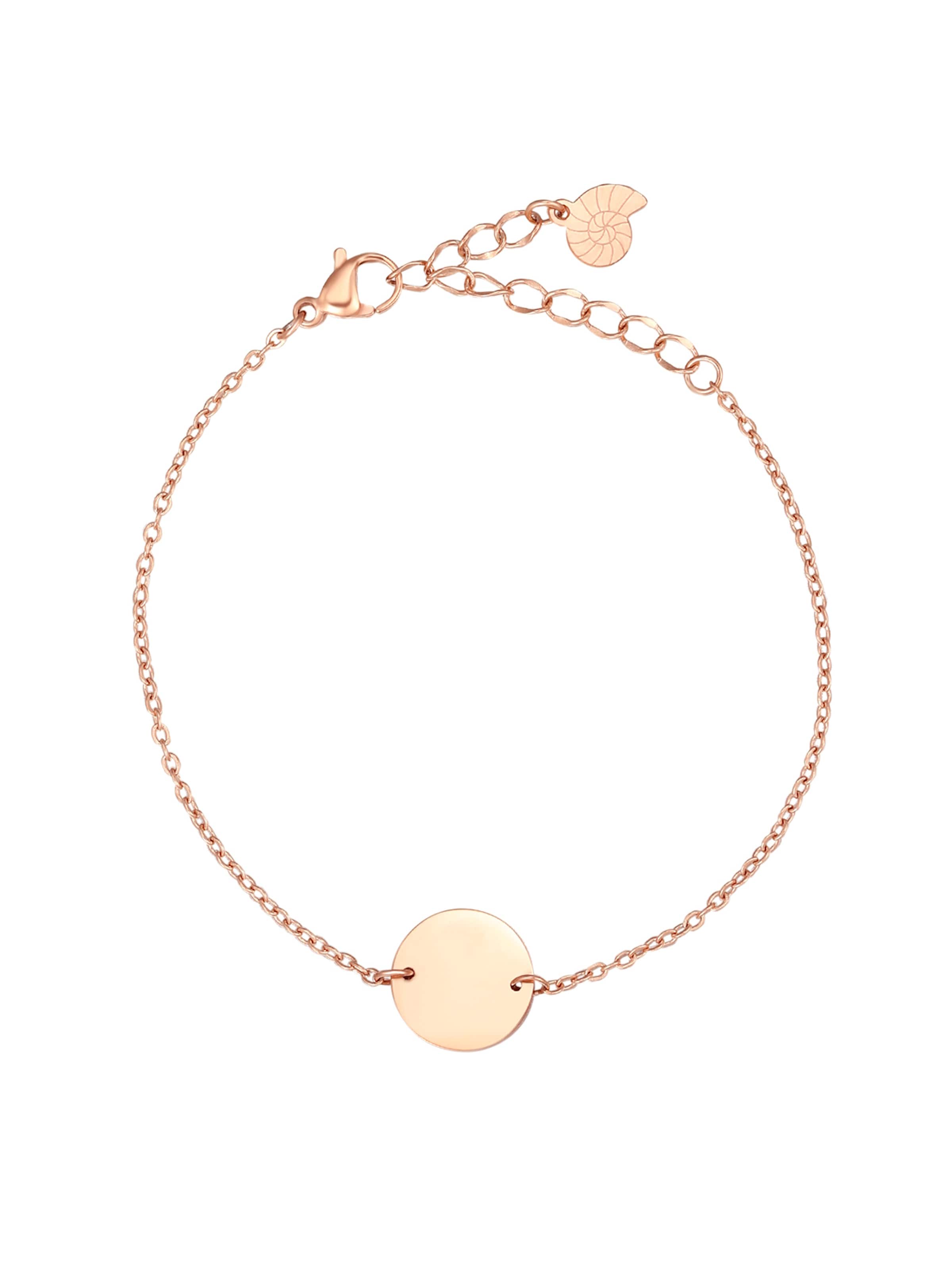 Hey Happiness Armband 'Ora' in Goud: voorkant