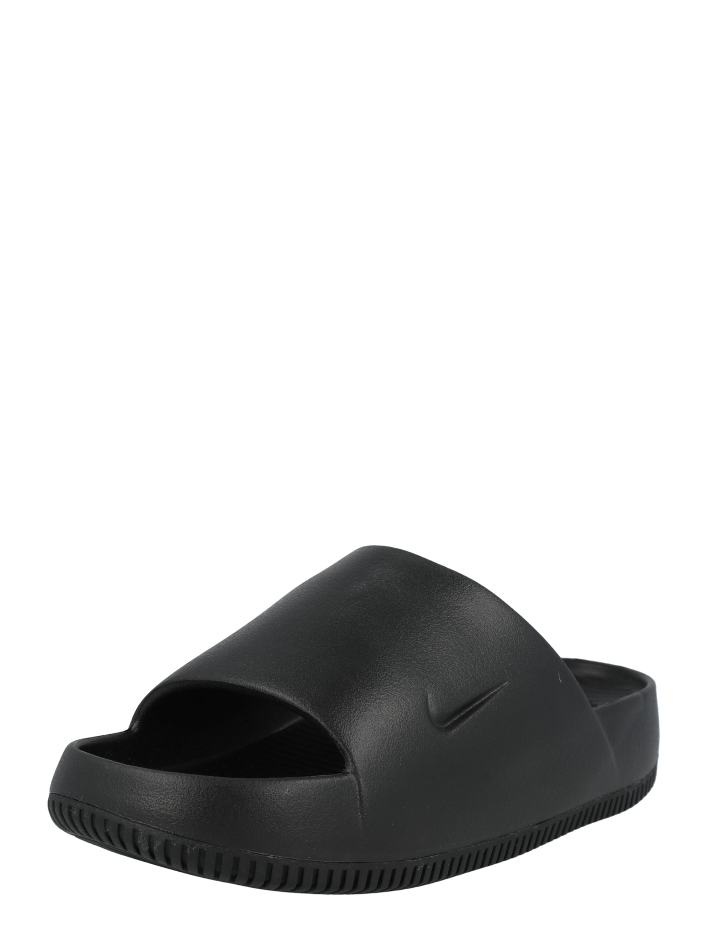 Saboți 'Calm' de la Nike Sportswear pe negru: față