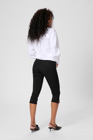 Kaffe Slimfit Jeans 'KAdima' in Zwart