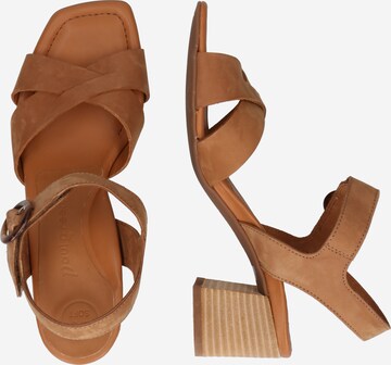 Paul Green Strap Sandals in Brown