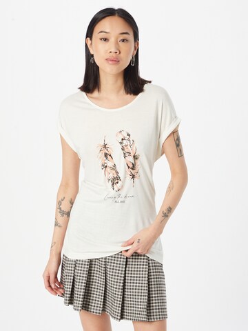 ABOUT YOU Shirt 'Maja' in Wit: voorkant