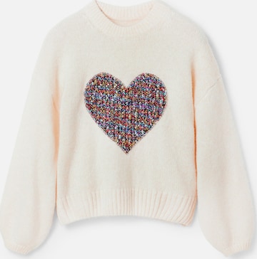 Desigual Pullover 'CORY' in Weiß: predná strana