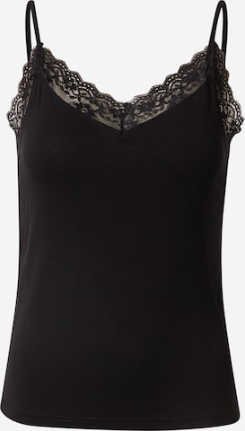 Peppercorn Top 'Rosalinda' in Black: front