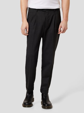 AllSaints Normální Kalhoty s puky 'CONLEY' – šedá: přední strana