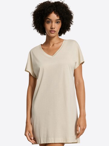 Chemise de nuit ' Laura ' Hanro en beige : devant