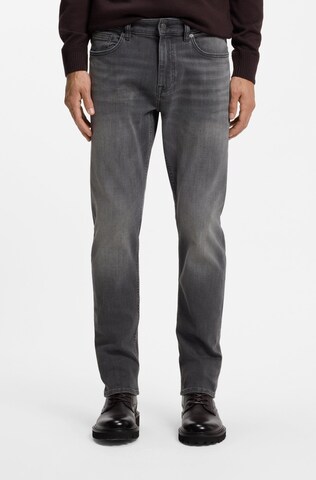 BOSS Regular Jeans ' Delaware' in Grau: Vorderseite